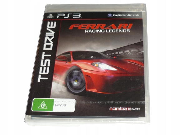 PS3 TEST DRIVE FERRARI RACING LEGENDS NAUJA PLĖVELĖ nuotrauka 1