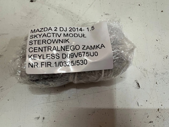 MAZDA 2 2019 CONTRÔLEUR MODULE CENTRAL SERRURE