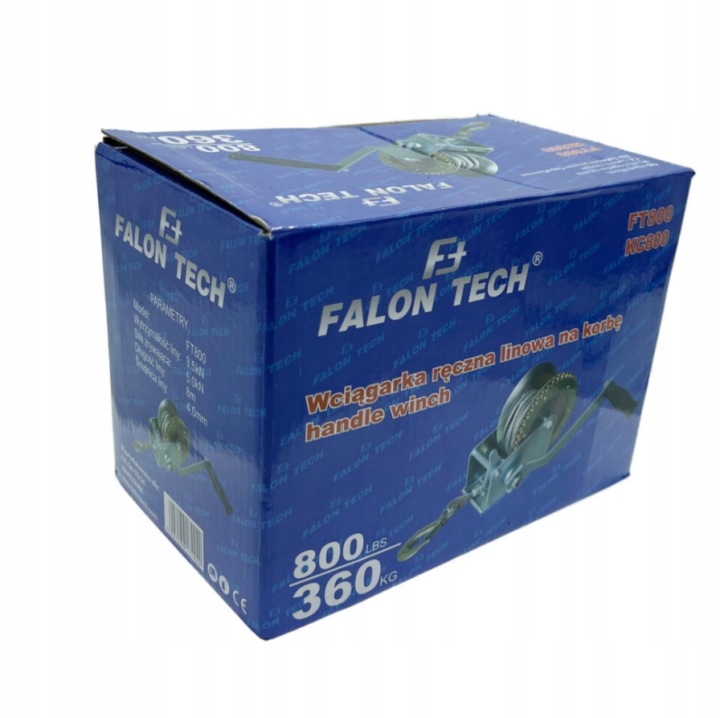 2× WYCIAGARKA CÂBLE MANUELLE FALON-TECH 360 KG 10 M 800 LBS