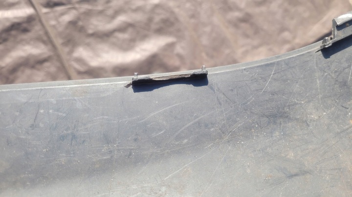 AUDI A3 8P SPOILER DOUBLURE DIFFUSEUR LÈVRE PARE-CHOCS ARRIÈRE 8P0807521F 1048