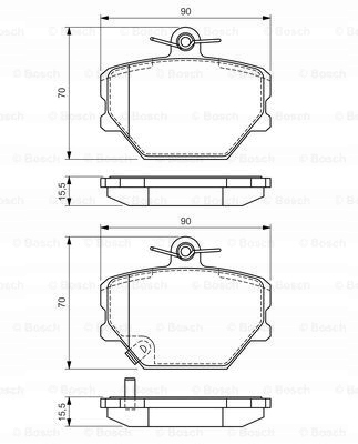 ZAPATAS HAM. SMART P. CITY- COUPE- ROADSTER- FORTWO 98- 