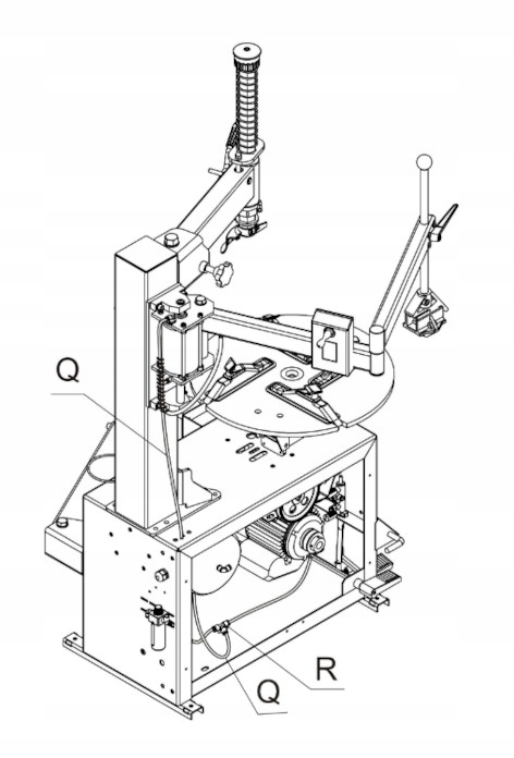 BRAS AUXILIAIRE MONTAZOWNICY POLAUTOMAT RUNFLAT CASTEX BL502