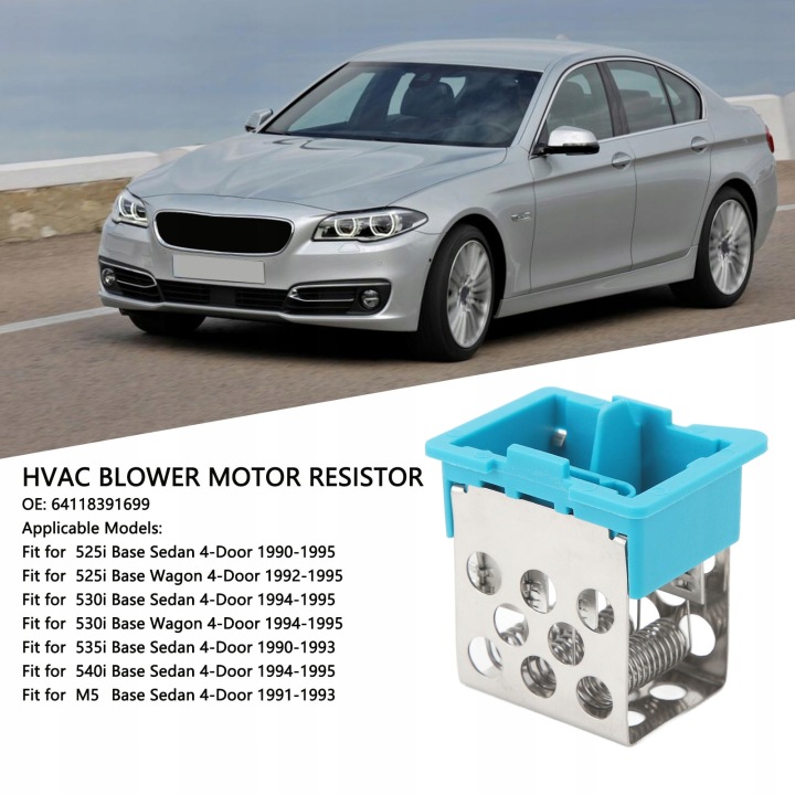 RÉGULATEUR RÉSISTANCE MOTEUR VENTILATEURS HVAC 64118391699
