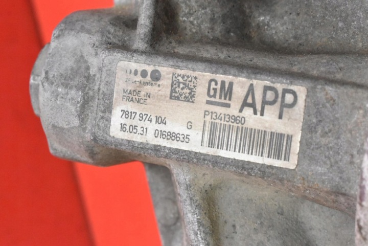 CRÉMAILLÈRE DE DIRECTION EUROPE P13413960 OPEL ZAFIRA C 1.6 CDTI 120KM 12-16