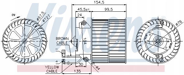 VENTILATEUR VENTILATEUR [NISSENS]