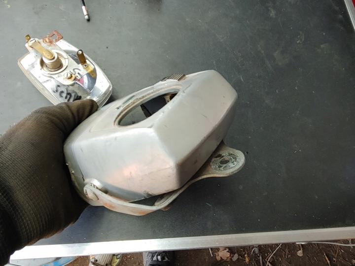 SCOOTER PIAGGIO CIAO 1975 ORIGINAL PRL PHARE AVANT KIEPSKI ÉTAT