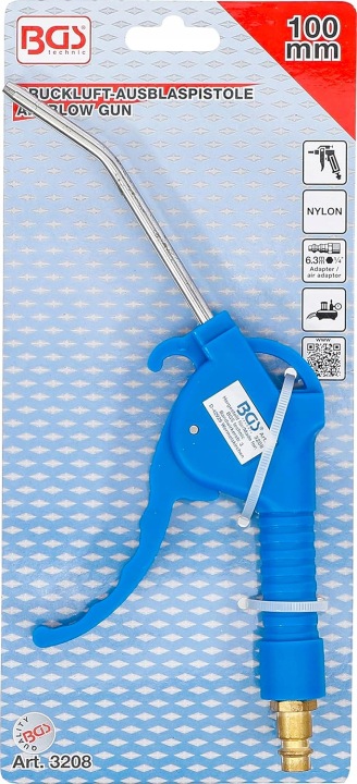 3208 PISTOLET VERS PURGES 100 MM ERGONOMICZNY