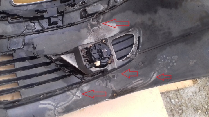 PARE-CHOCS AVANT AVANT 9646215477 CITROEN C4 I 04-08 EZR