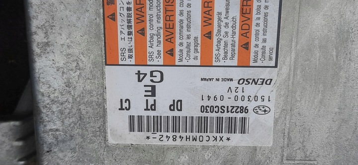 MODULE CAPTEUR AIRBAG SUBARU FORESTER III 98221SC030