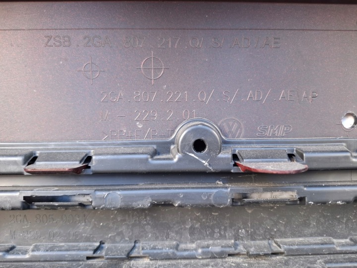 VW T-ROC LIFT 21- 2GA807221Q PARE-CHOCS AVANT