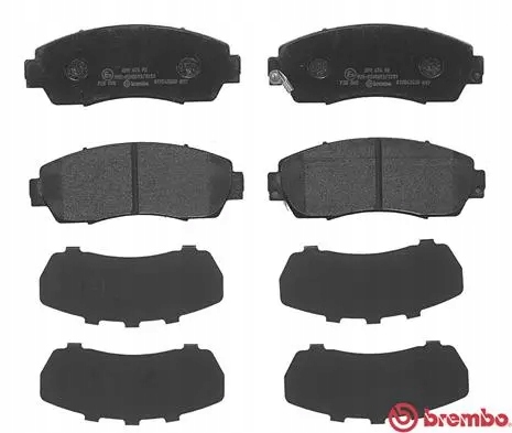 BREMBO P 28 068 SET PADS HAMULCOWYCH, BRAKES TARCZOWE photo 3 - milautoparts-fr.ukrlive.com