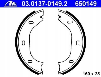 BRAKE SHOES BRAKE BMW 3 E30 82-91 (RECZNY) photo 1 - milautoparts-fr.ukrlive.com