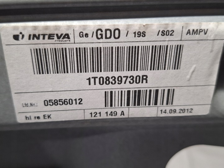 ÉLÉVATEUR PETIT MOTEUR VITRES ARRIÈRE DROIT VW TOURAN I 1 LIFT 2010-2015 5K0959704B