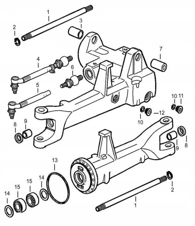 JOINT ROTULE ZAGIETY GAUCHE JOHN DEERE AL39315