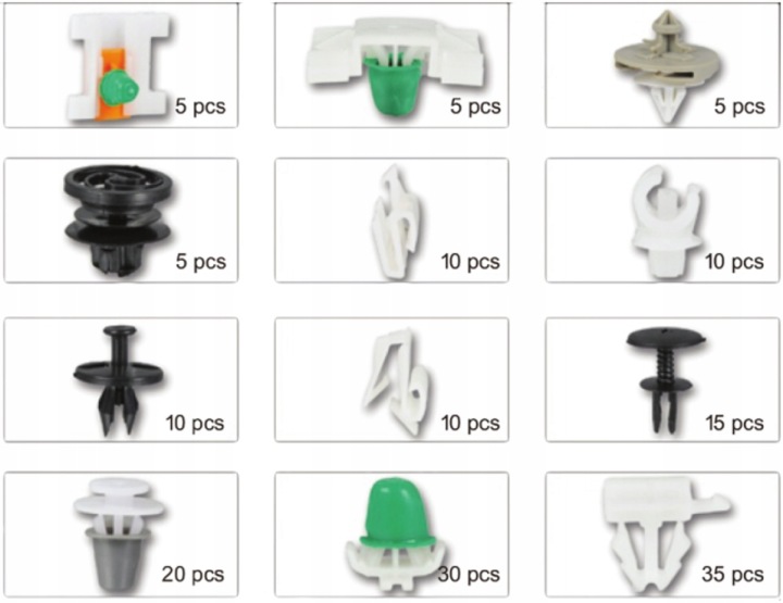 CLIPS PINCES AUTOMOBILE FIXATIONS AUDI 160 PCS