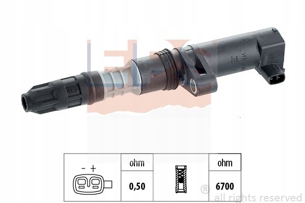 BOBINA DE ENCENDIDO RENAULT 1,4-1,6 16 1-970-432 EPS 