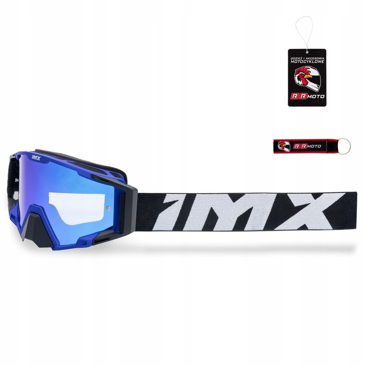 GOGLE IMX SAND BLUE MATT\/BLACK MĖLYNAS DOVANOS nuotrauka 1