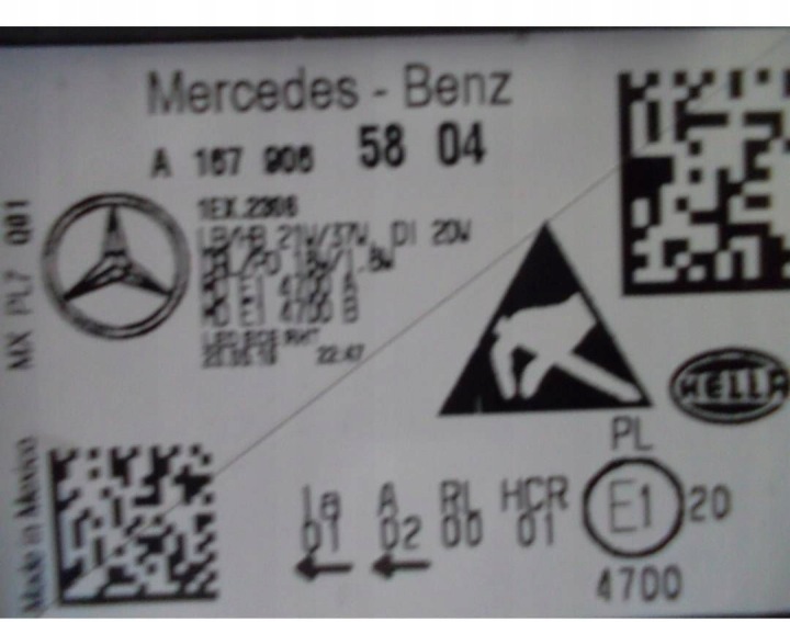 MERCEDES GLE W167 PHARE GAUCHE AVANT LED HIGH PERFORMANCE A1679065804 GENUINE
