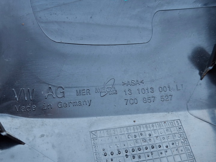 VW CRAFTER II 7C TGE CHÂSSIS COUVERCLE RÉTROVISEURS GAUCHE GAUCHE 7C0857527