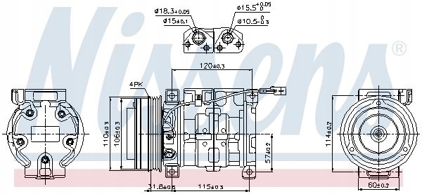 613 468 613 468 COMPRESOR PARA KLIMAT.GRAND VITARA XL-7 01 