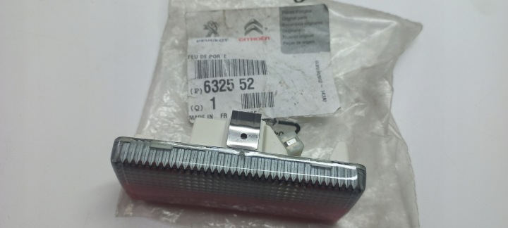 NEUF ORIGINALE AMPOULE GARNITURE DE PORTE PORTES PEUGEOT CITROEN OE 632552