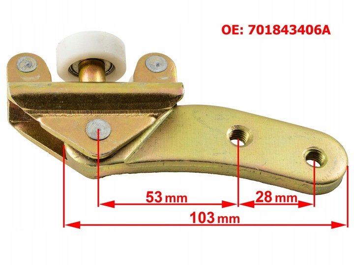 BASTIDOR ROLLO DE PUERTA LATERALES CORREDEROS VW T4 90-04 