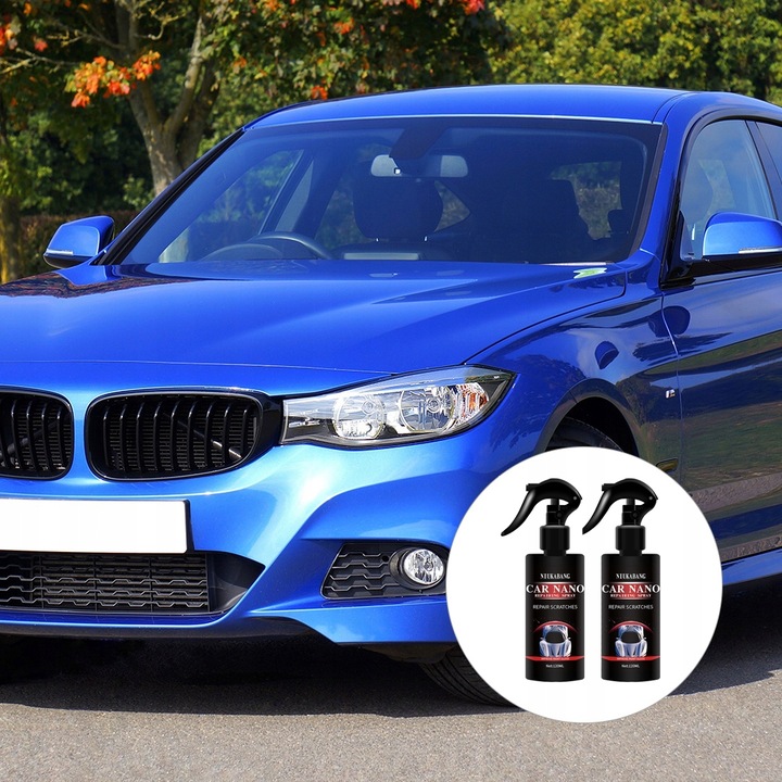 2 PIEZAS CAR NANO REPAIR SPRAY WOSK AUTO 120ML 