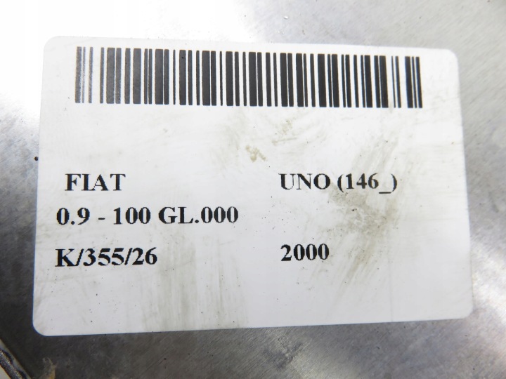 CONTRÔLEUR FIAT UNO (146_) 0.9 100 GL.000 IAW16FUP