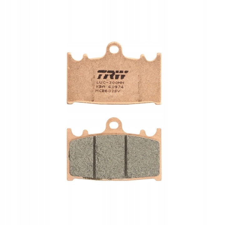 TRW LUCAS PLAQUETTES FREIN KH158 SINTER STREET KAWASAKI ZZR 600 90-05, ZXR