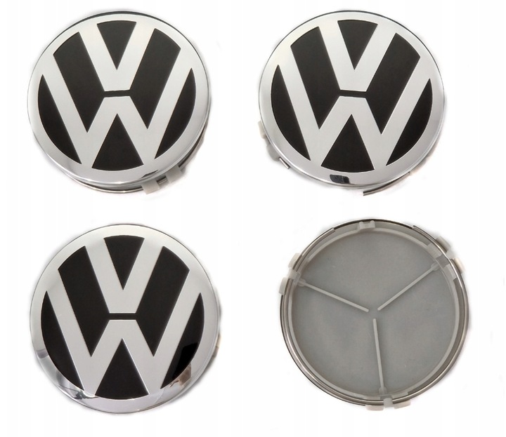 EMBLEMATY TAPACUBOS ZNACZKI KAPSLE VW 75MM 