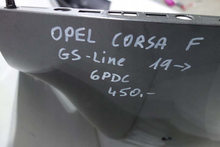 PARE-CHOCS ARRIÈRE OPEL CORSA F GS-LINE 19- 6 PDC
