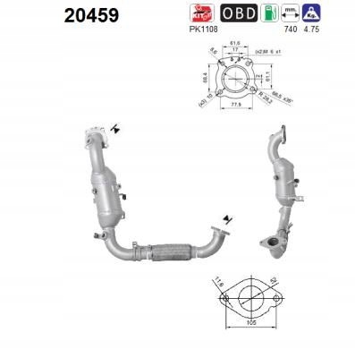 CATALYST EMISJA EUROPE 5 EMISJA EUROPE 6 20459 AS photo 2 - milautoparts-fr.ukrlive.com