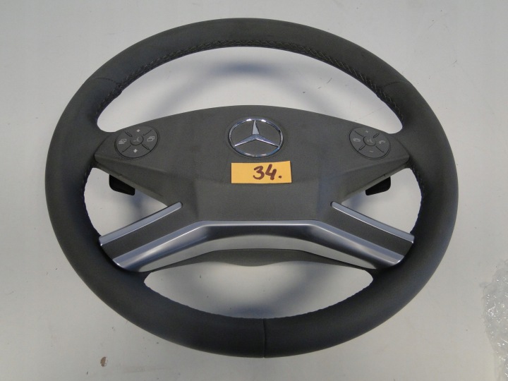 MERCEDES VOLANT AMG CUIR COULEUR GRISE 7K89 PALETTES ML W164 GL X164 164