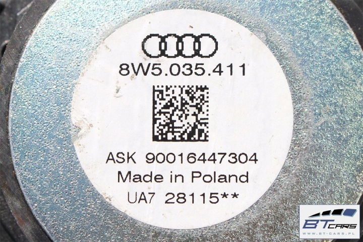 AUDI A4 BERLINE HAUT-PARLEURS SONORISATION ENSEMBLE 8W 8W5035412 8W5035411 8W003541
