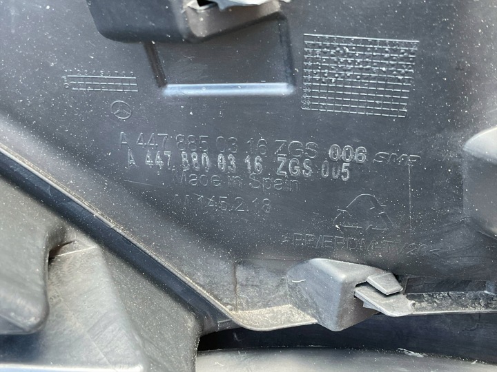 PARE-CHOCS AVANT MERCEDES VITO W447 AVANT LIFT 138.