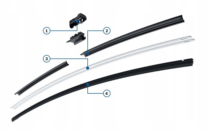 BOSCH AEROTWIN ESCOBILLAS AM462S AUDI A3 (8P1) 