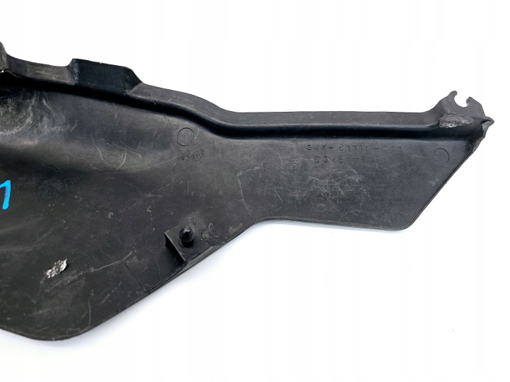 YAMAHA DT 80 LC2 53V CÔTÉ COLLECTEUR GAUCHE PROTECTION CHÂSSIS DÉFLECTEUR D'AIR GAUCHE