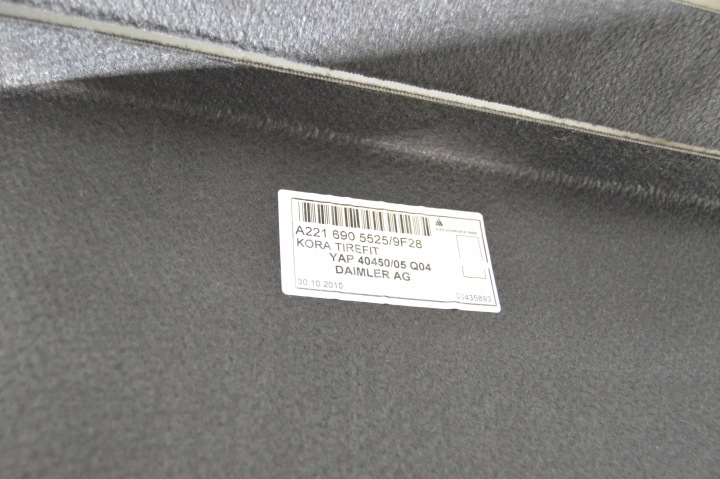 BOÎTE À GANTS NICHE COUVERCLES DE COFFRE MERCEDES-BENZ OE A2216905525