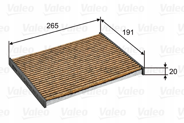 FILTRE BERLINE AVEC POLIFENOLEM PC 701028 VALEO