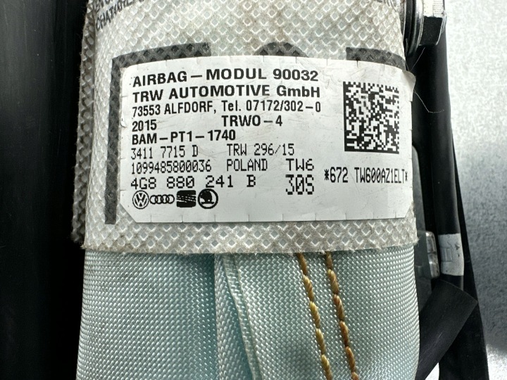 AIRBAG COUSSIN AUDI OE 4G8880241B
