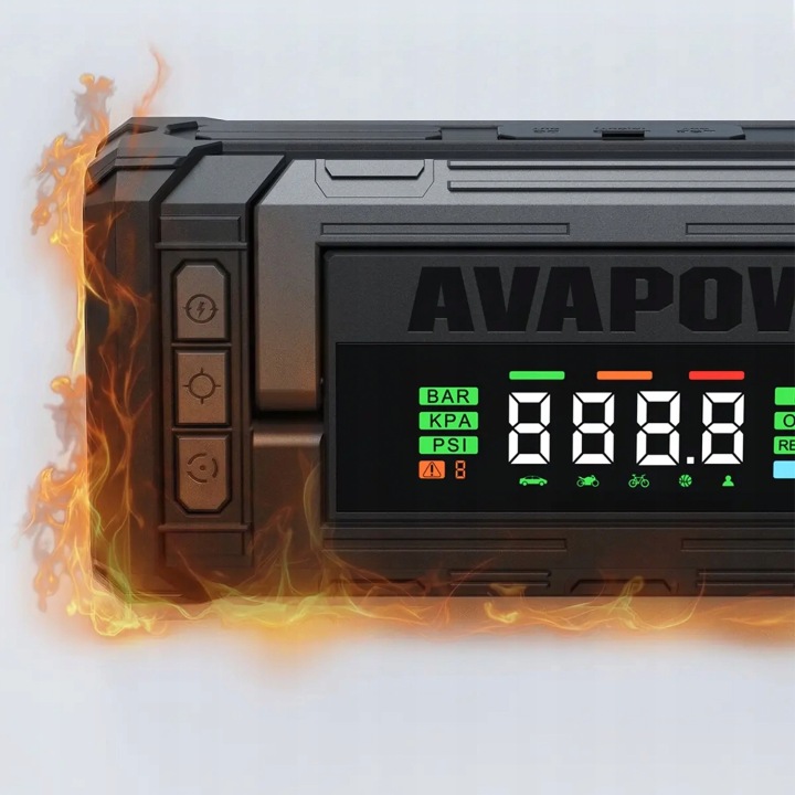 DISPOSITIF DÉMARRAGE 12V 5000A 100W 150 PSI LAMPE DE POCHE BOOSTER AVAPOW TM18