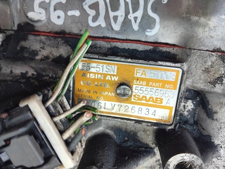 BOÎTE DE VITESSES AUTOMATE SAAB 9-5 06-10 FA57D03 55556963 1.9 TID