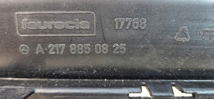 MERCEDES S-KLASA W217 AMG DIFFUSEUR PARE-CHOCS ARRIÈRE REVÊTEMENT A2178850825