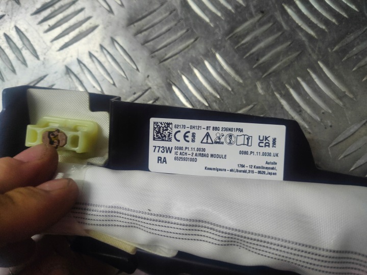 RIDEAU GAUCHE DROITE AYGO X 22- AIRBAG NEUF ORIGINAL