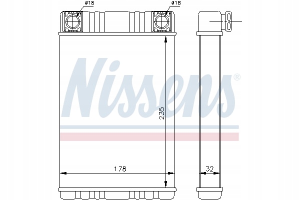 CHAUFFAGE CHAUFFAGE CABINES NISSENS 72028 PL DYSTRYBUCJA