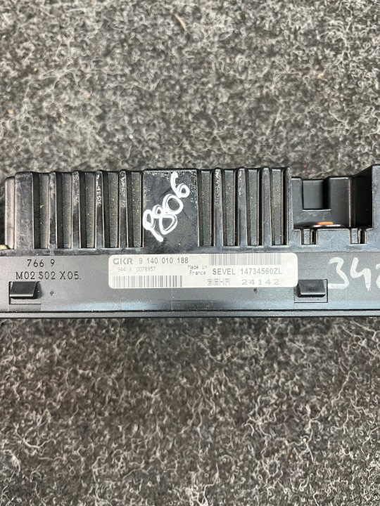 PANNEAU CLIMATRONIC PEUGEOT 806 9140010188