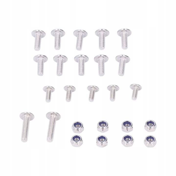25PCS MOTOCYCLETTE MOTCYCLE BOTGUARD WARTOSC SRUBOWA KIT BOULONS AVEC DT