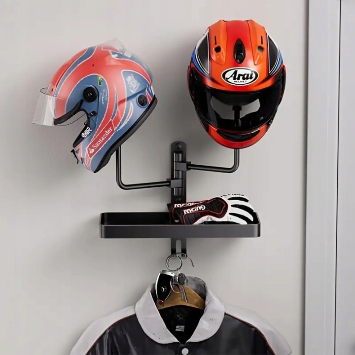 3W1 POIGNÉE SCIENNY SUR CASQUE MOTOCYCLETTE AVEC SUPPORT SUR KURTKE OBROT À 180°