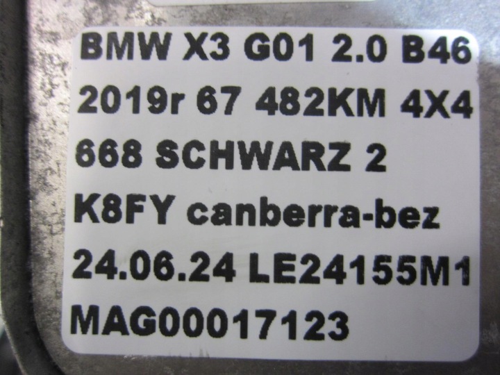 BMW X3 G01 X4 G02 G30 RADIATEUR HUILES BOÎTES 8654880 8654879 8607237