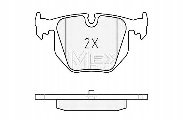 MEYLE SABOTS DE FREIN DE FREIN BMW ARRIÈRE E38 E46 MEYLE photo 2 - milautoparts-fr.ukrlive.com